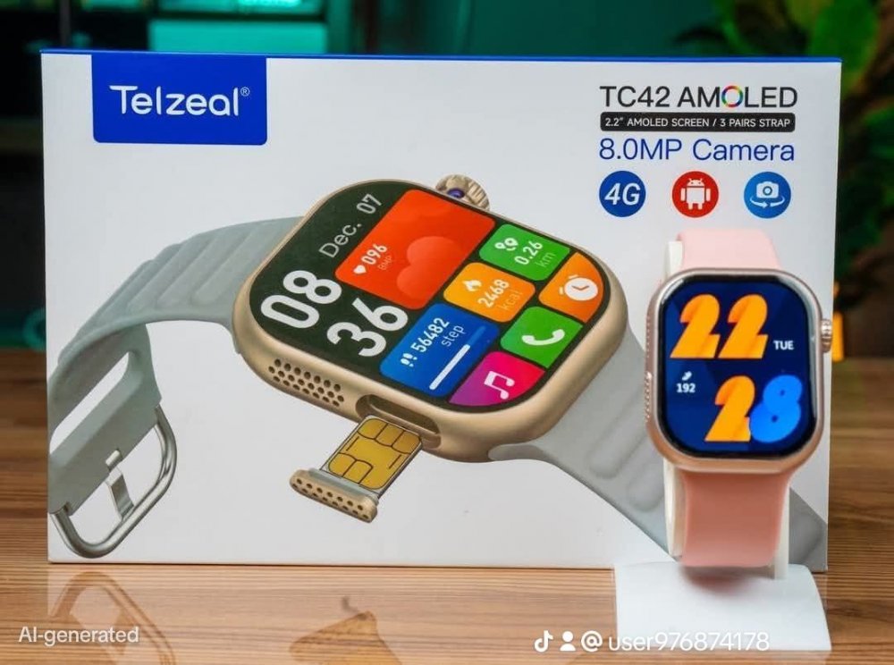 الساعه الموبابلTelzeal TC42 بشريحة اتصال